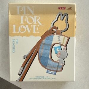Pop Mart Pin for Love Letter Pendant Blind Box